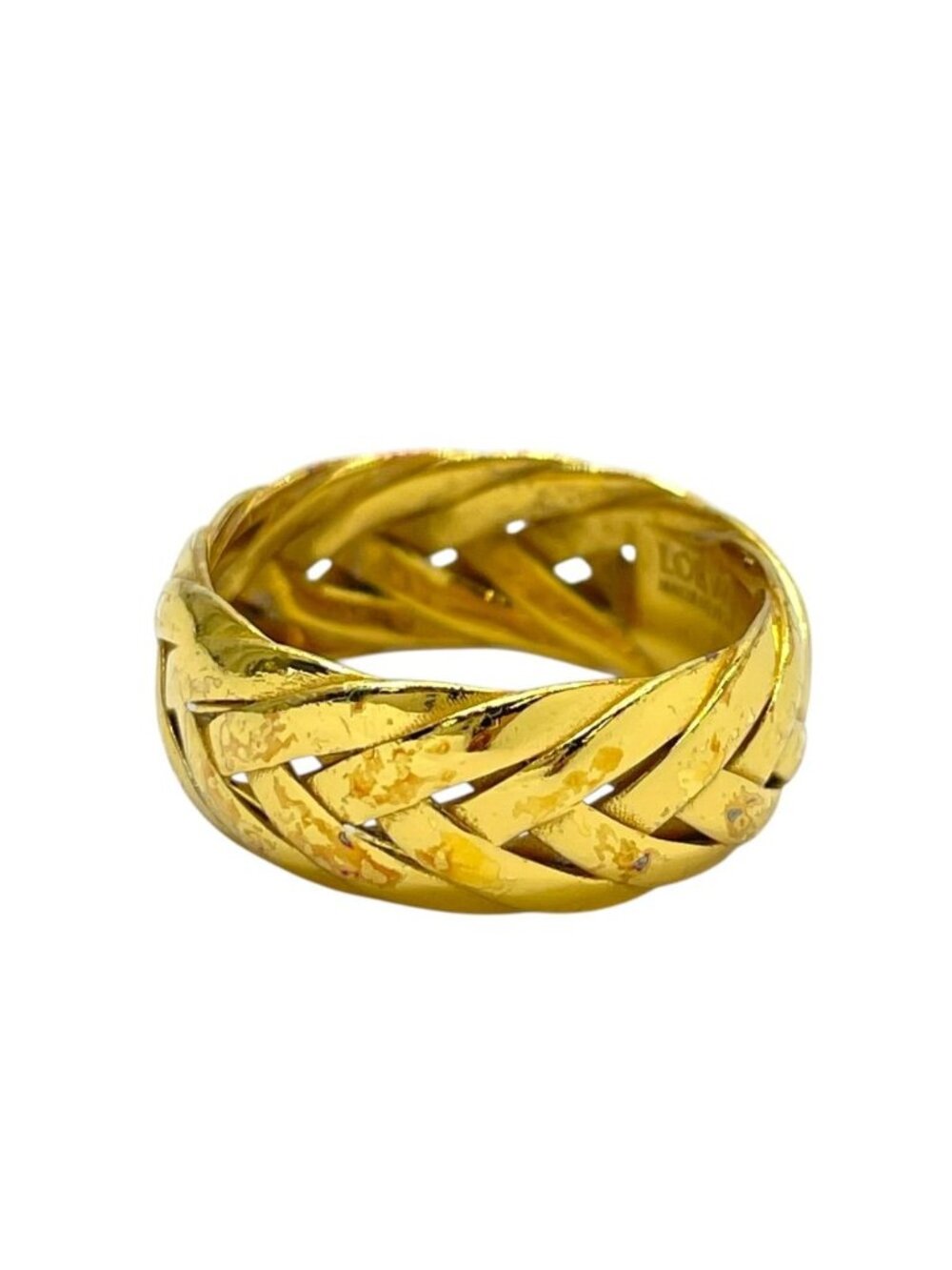 Loewe Braided Ring Gold